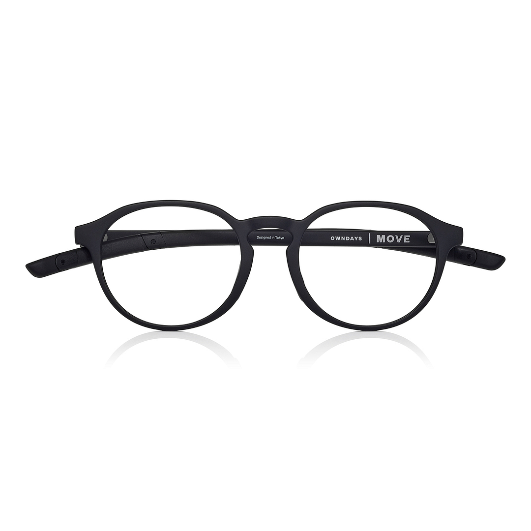 OWNDAYS | MOVE Matte Black Full Rim Boston right side